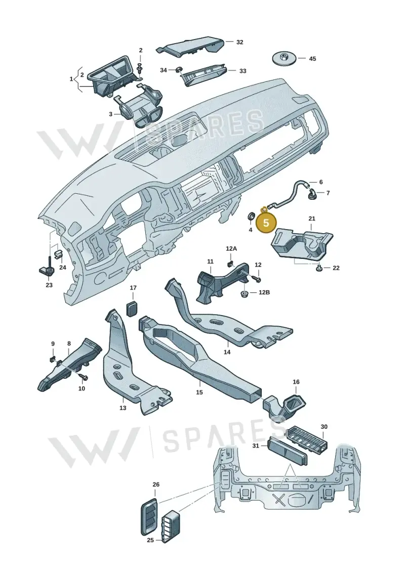 5Q0820573 — Skoda Fabia (2021-) diagram 6vn819010, position 5