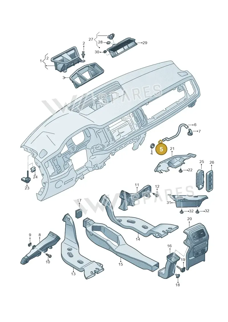 5Q0820573 — Skoda Kodiaq (2024-) diagram 804819300, position 5