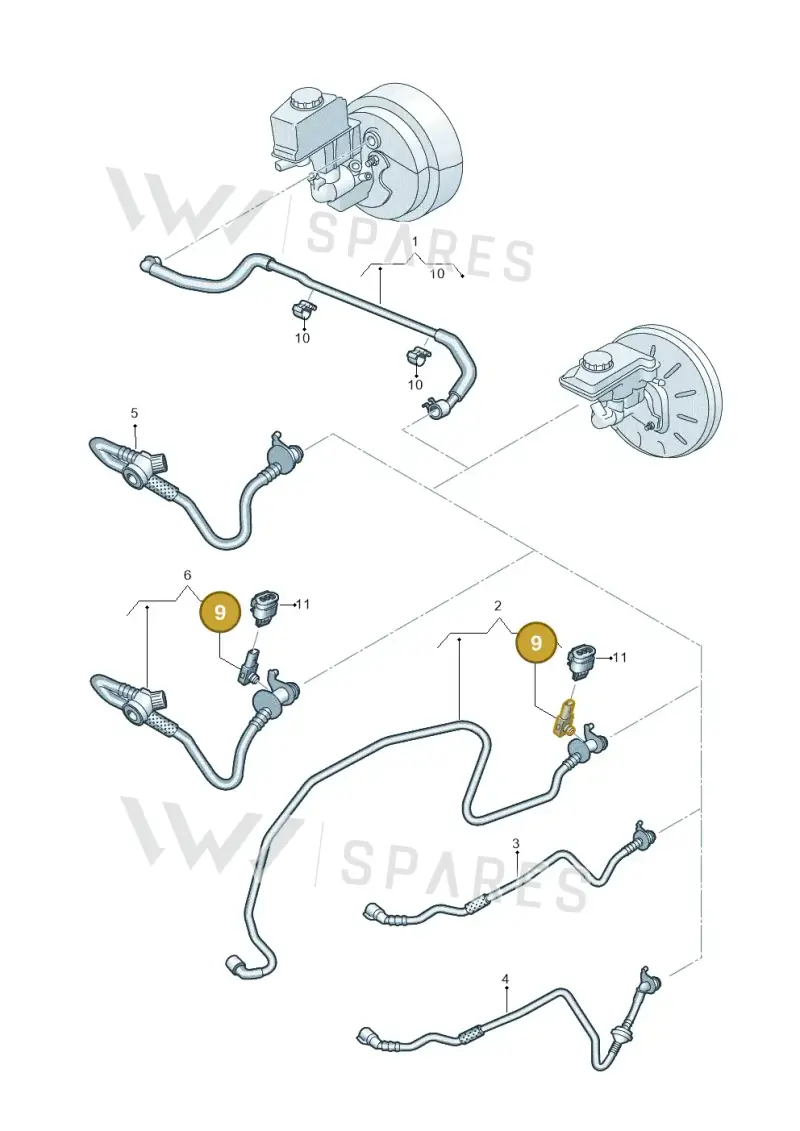 5Q0906207 — Skoda Karoq (2017-2022) diagram 745611700, position 9