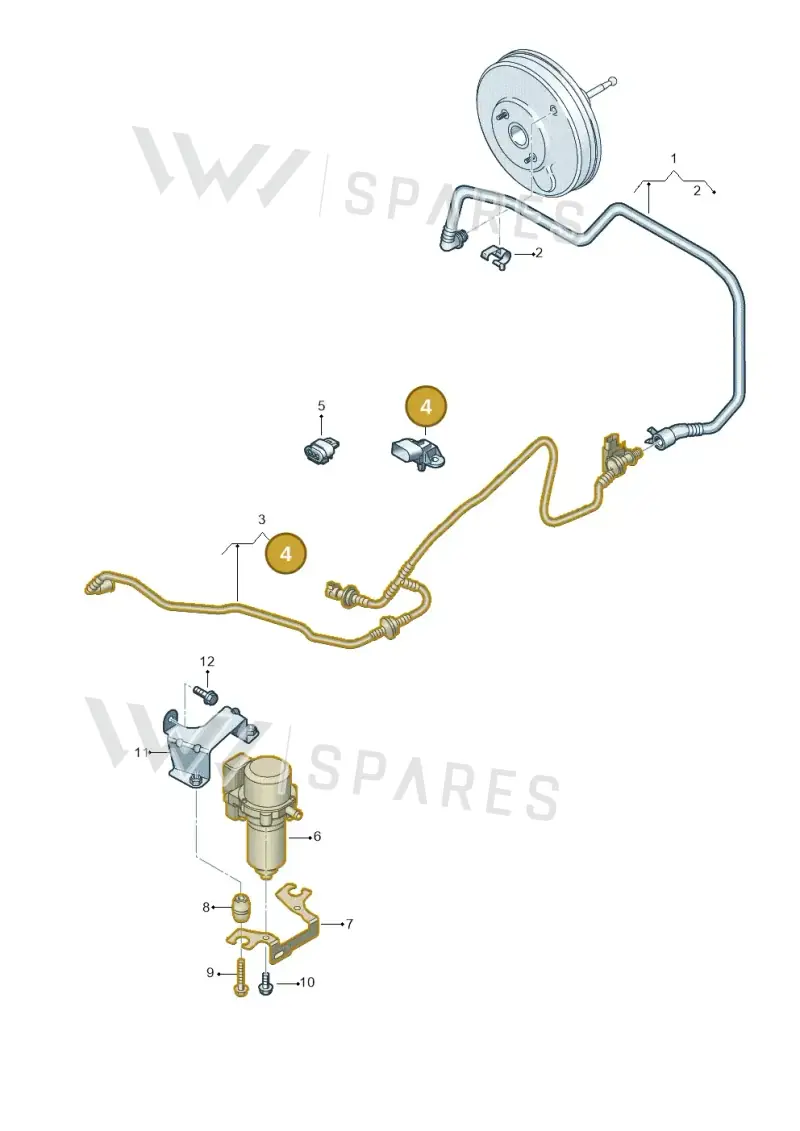 5Q0906207 — Skoda Octavia (2017-2020) diagram 866611800, position 4