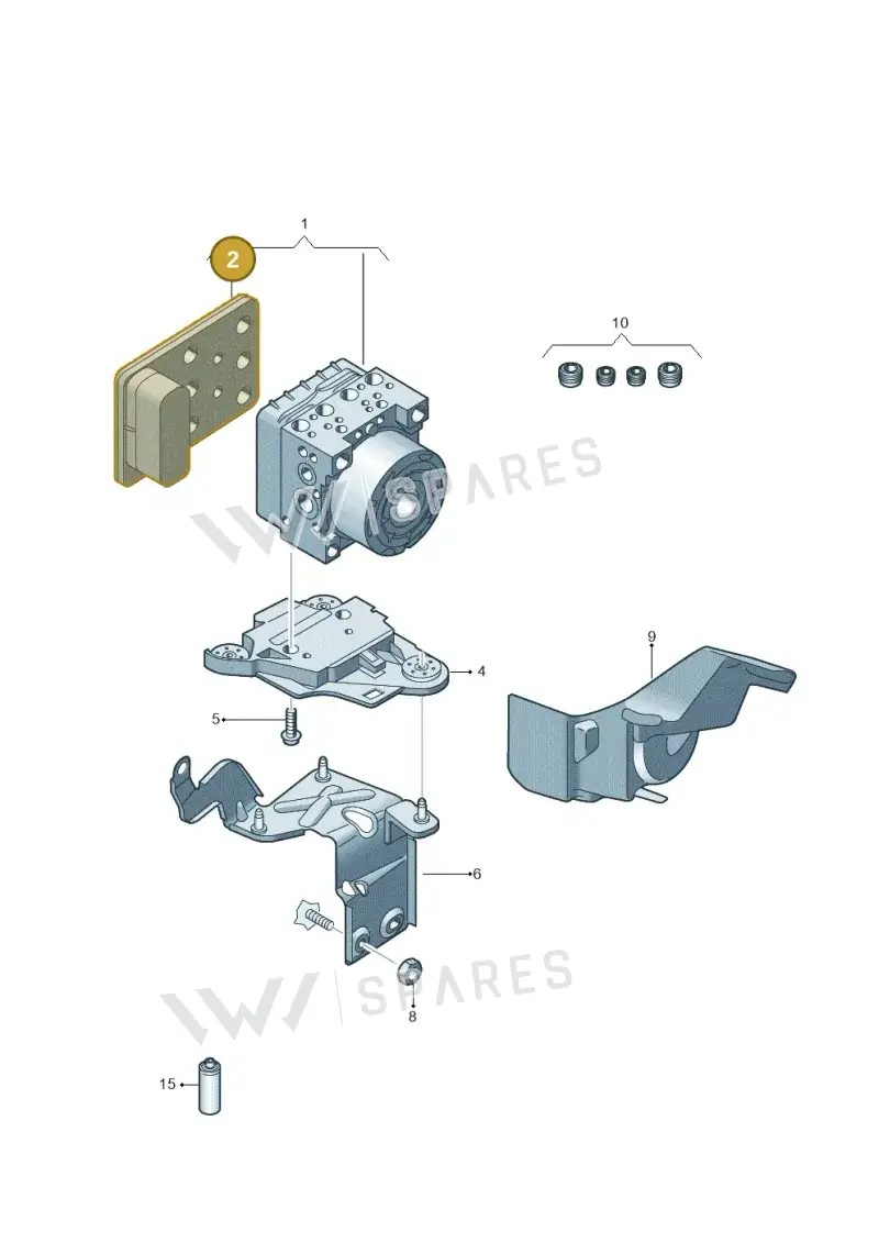 5Q0907379CTREP — Skoda Kodiaq (2018-2022) diagram 746614000, position 2