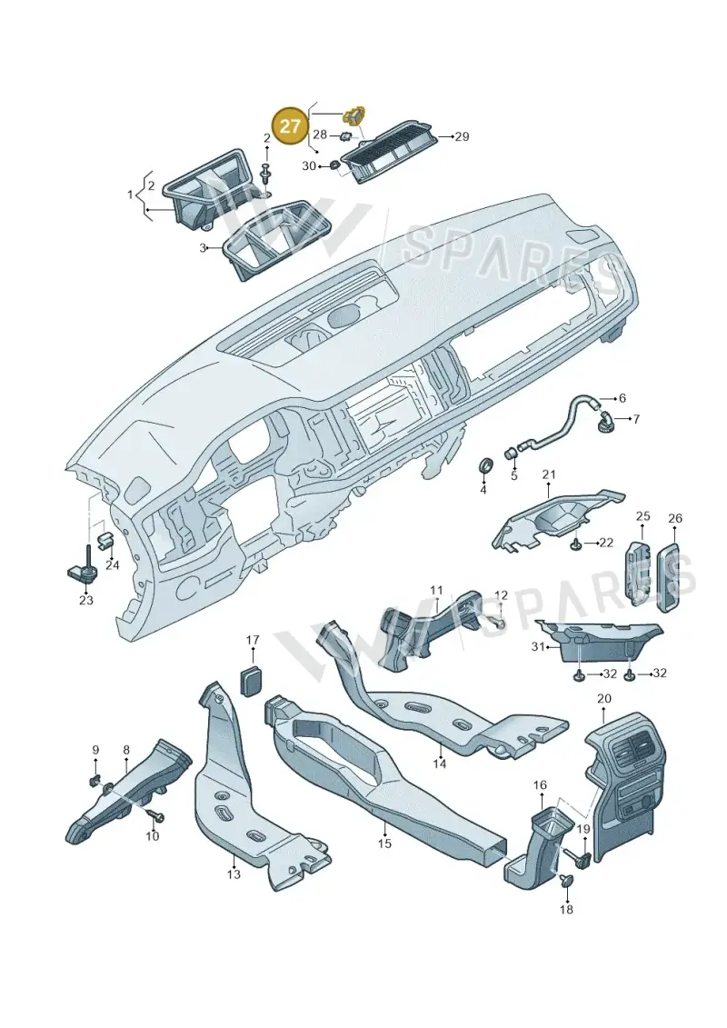 5Q0907643E — Skoda Kodiaq (2024-) diagram 804819300, position 27