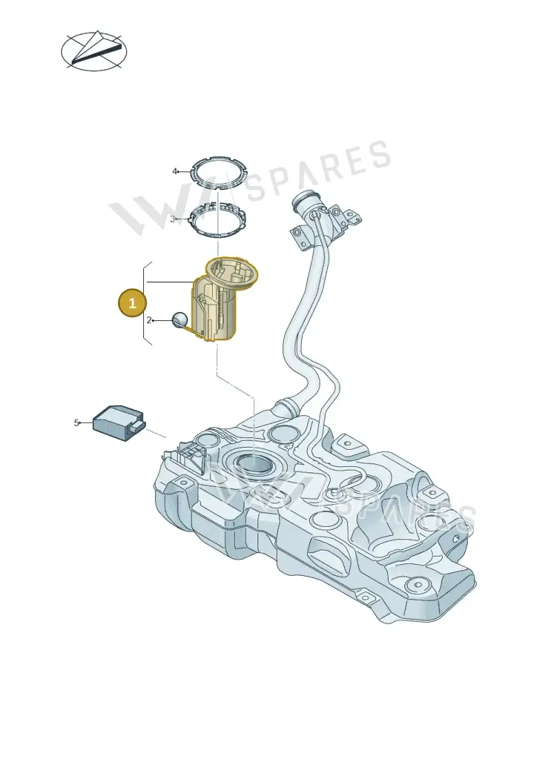 5Q0919051CD — Skoda Octavia (2019-2024) diagram 746919300, position 1