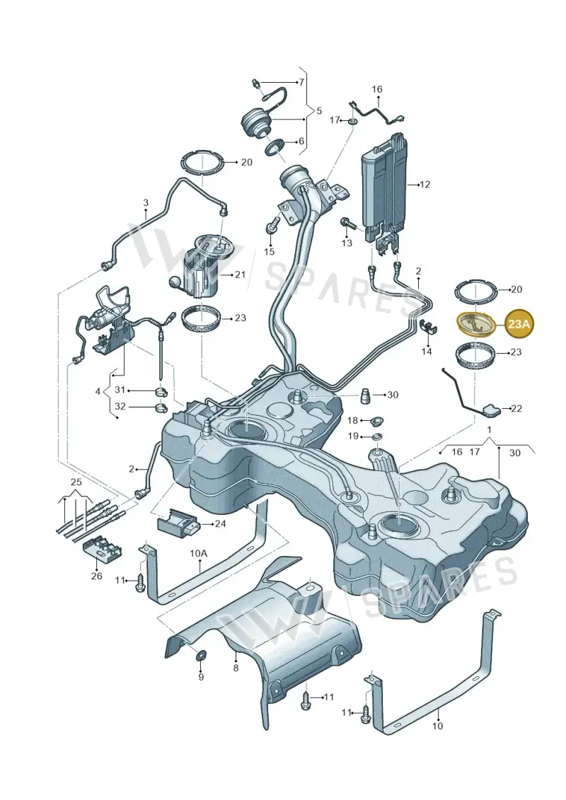 5Q0919679 — Skoda Karoq (2017-2022) diagram 746201400, position 23A