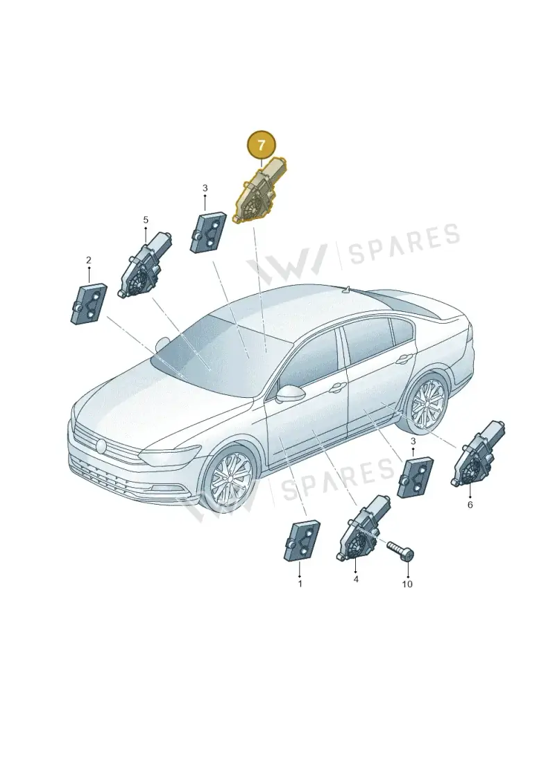 5Q0959802 — Skoda Octavia (2019-2024) diagram 793959100, position 7
