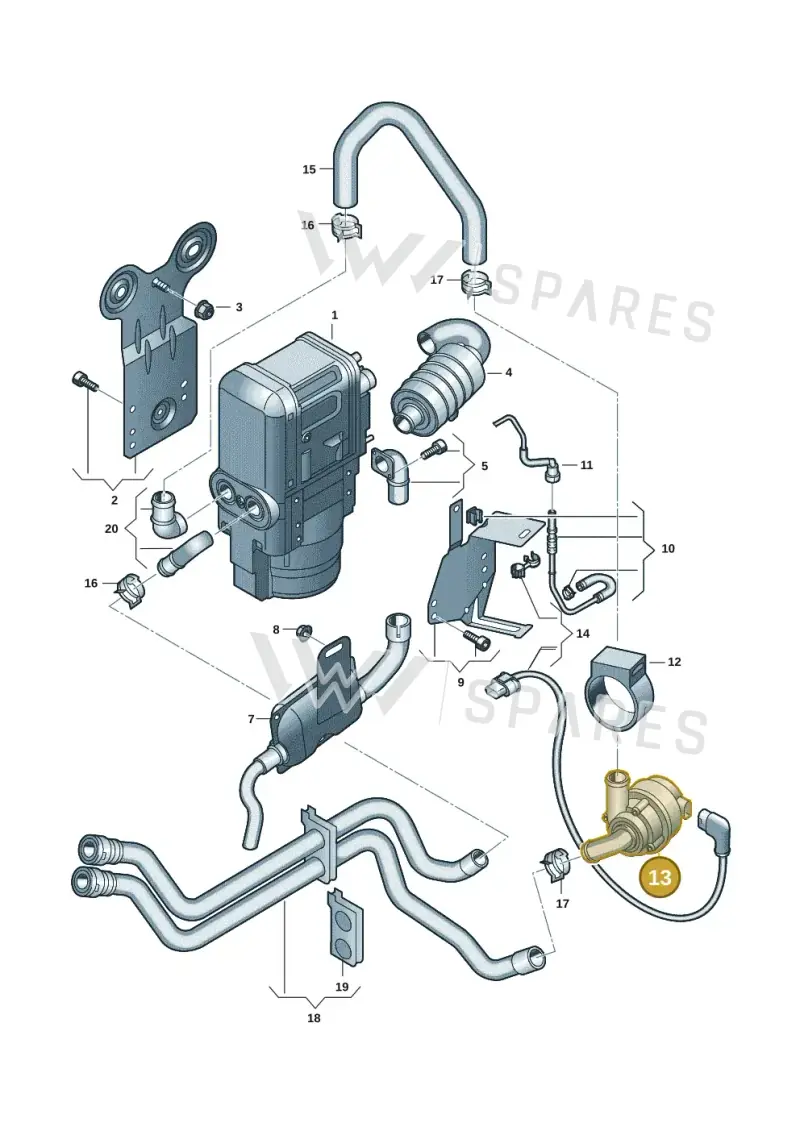 5Q0965561E — Skoda Kodiaq (2024-) diagram 3j0819700, position 13