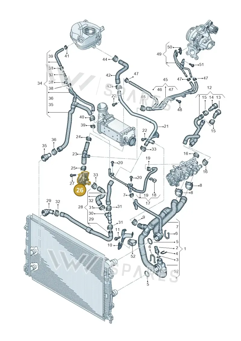 5Q0965567 — Skoda Fabia (2021-) diagram 837121170, position 26