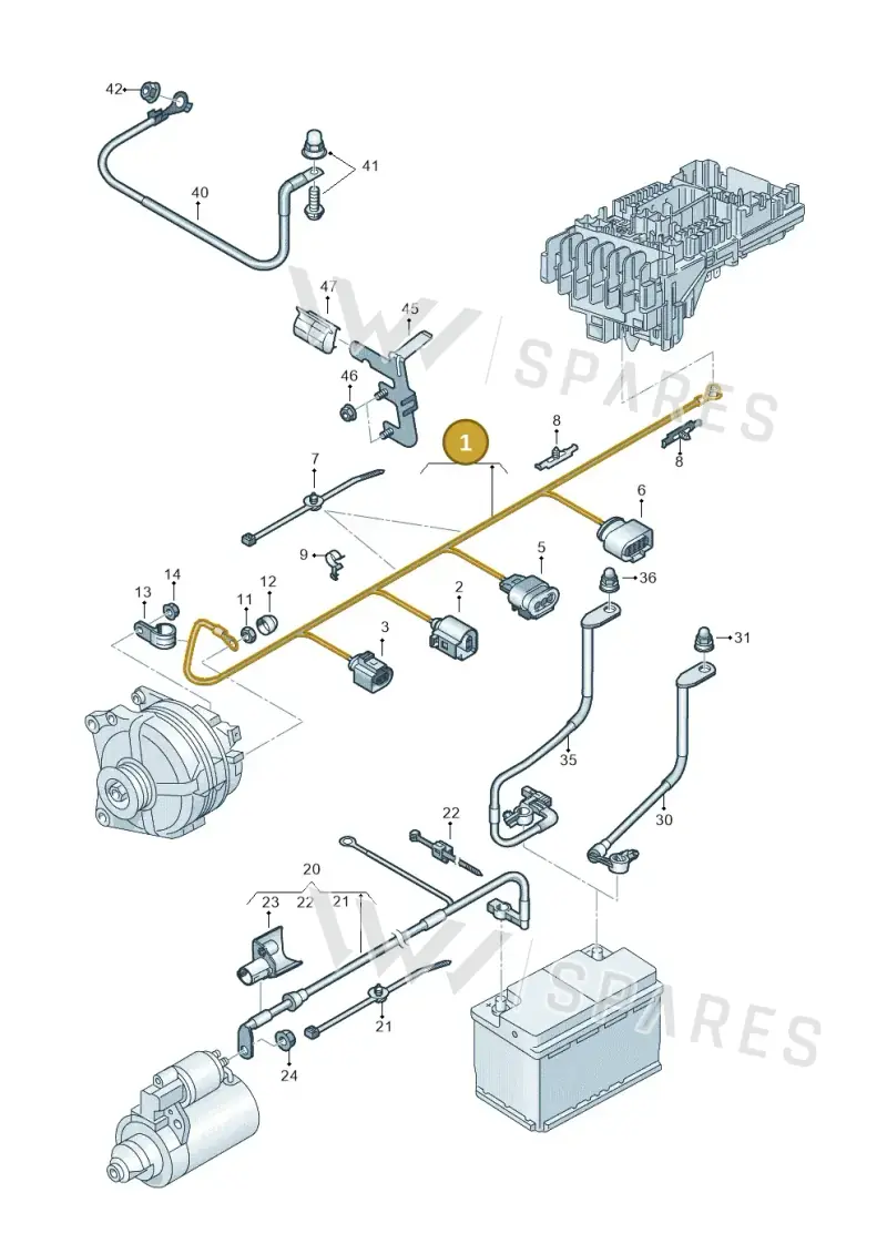 5Q0971230HT — Skoda Kodiaq (2016-2024) diagram 884971010, position 1