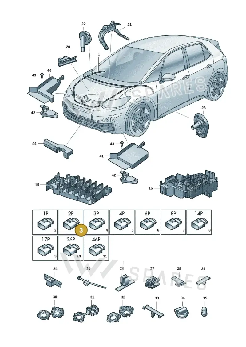 5Q0973802 — Skoda Enyaq (2020-) diagram 10a971080, position 3