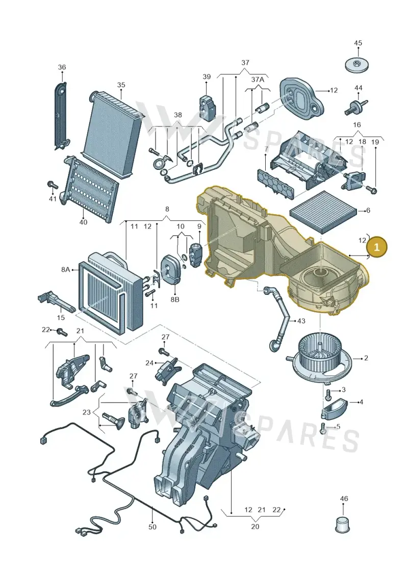 5Q1820007A — Skoda Octavia (2012-2017) diagram 746820100, position 1
