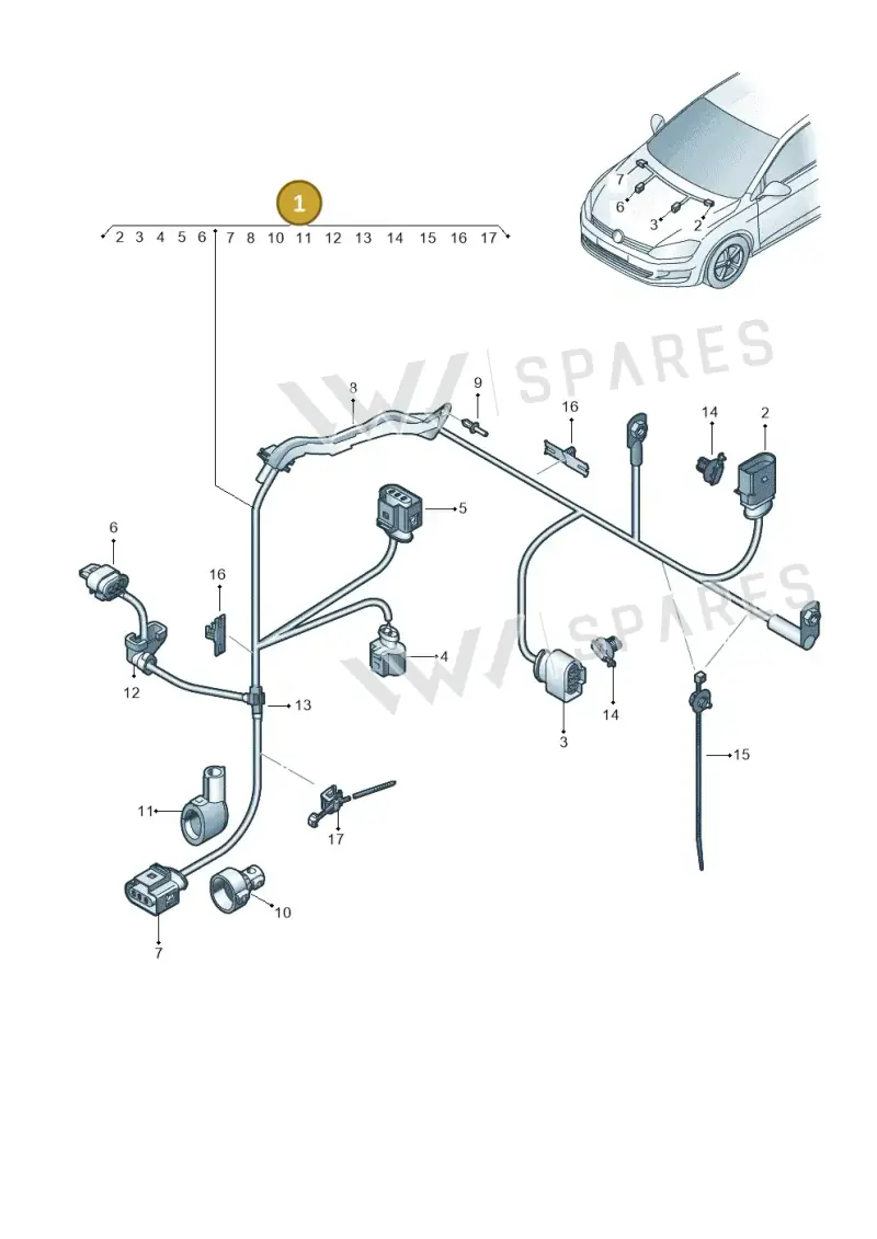 5Q1971111CC — Skoda Octavia (2017-2020) diagram 746971700, position 1