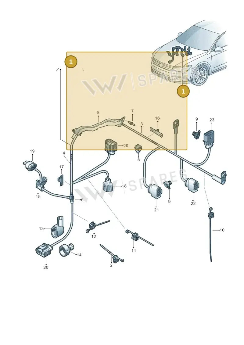 5Q1971111CD — Skoda Superb Combi (2015-2024) diagram 793971780, position 1