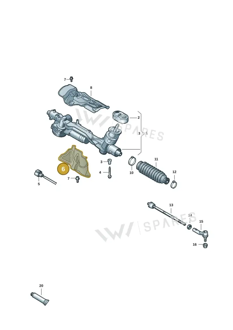 5Q2423981K — Skoda Kodiaq (2024-) diagram 2gk423050, position 6