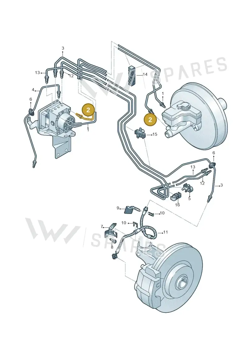 5Q2614740B — Skoda Octavia (2012-2017) diagram 745611200, position 2