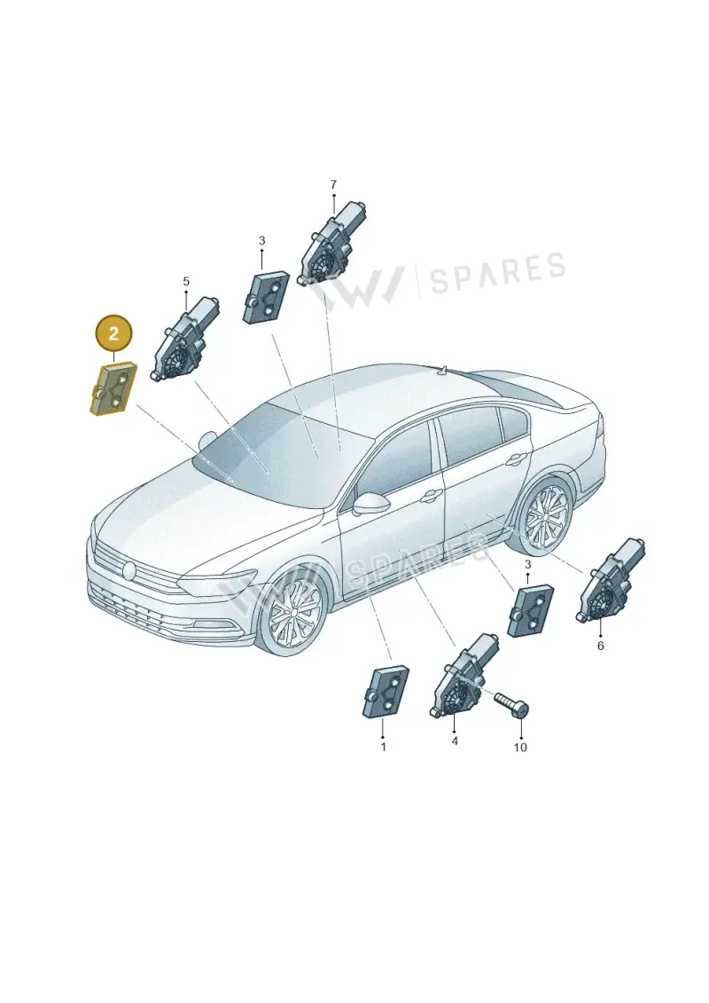 5Q4959592F — Skoda Superb Combi (2015-2024) diagram 793959100, position 2