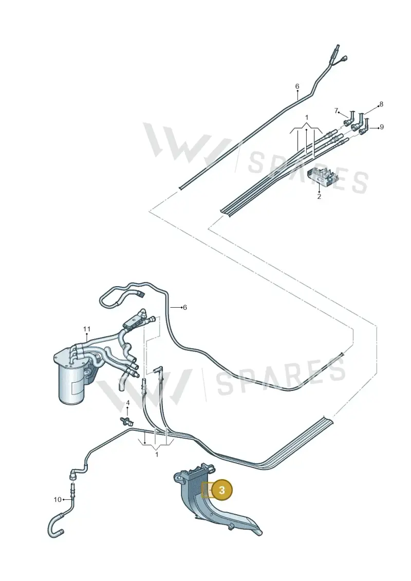 5QA201973A — Skoda Kodiaq (2018-2022) diagram 884201250, position 3