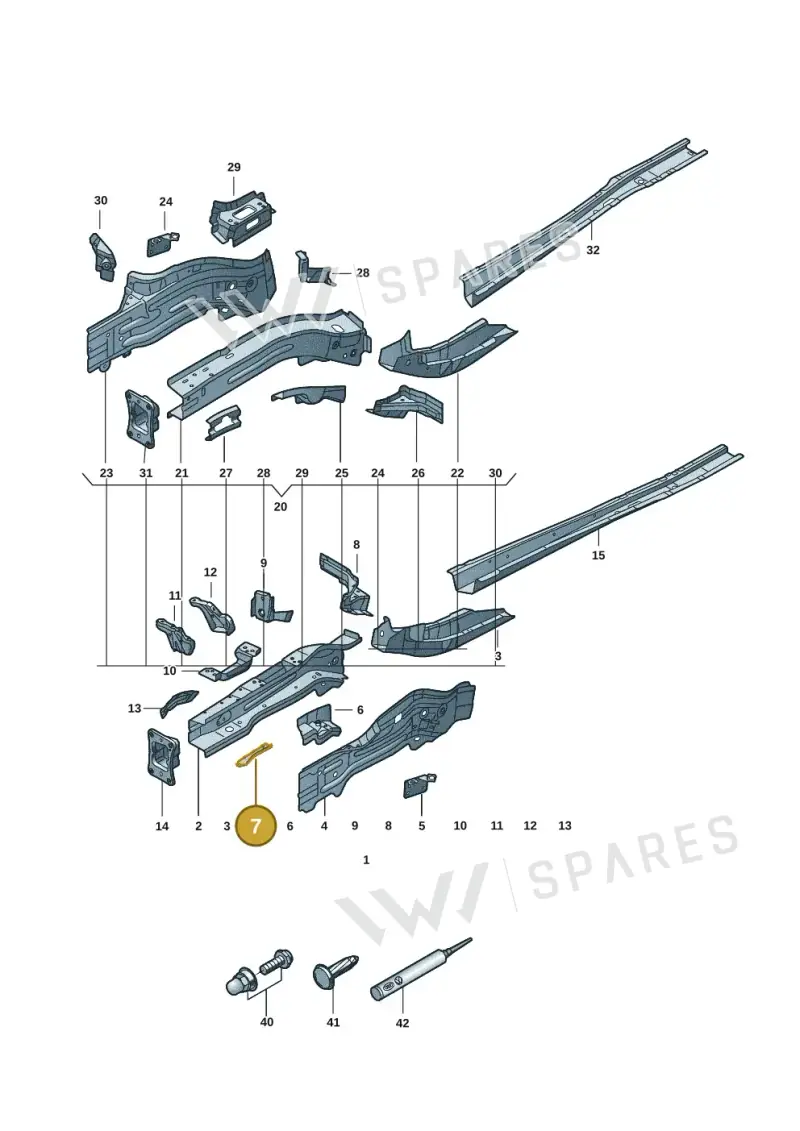 5QA803229B — Skoda Kodiaq (2024-) diagram 57h803000, position 7