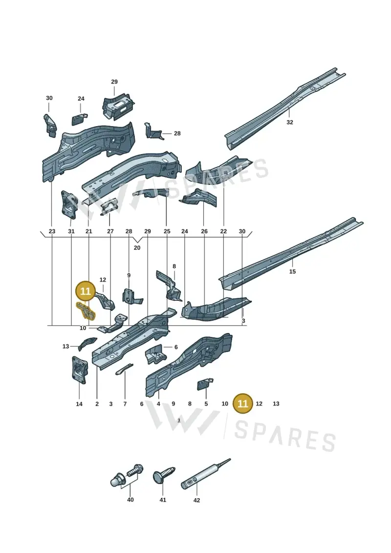 5QA805453 — Skoda Kodiaq (2024-) diagram 57h803000, position 11