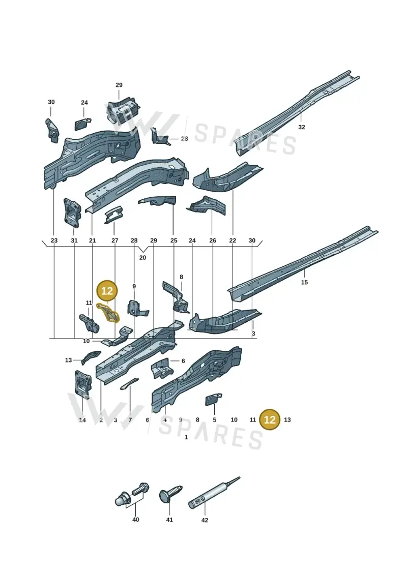 5QA805454 — Skoda Kodiaq (2024-) diagram 57h803000, position 12