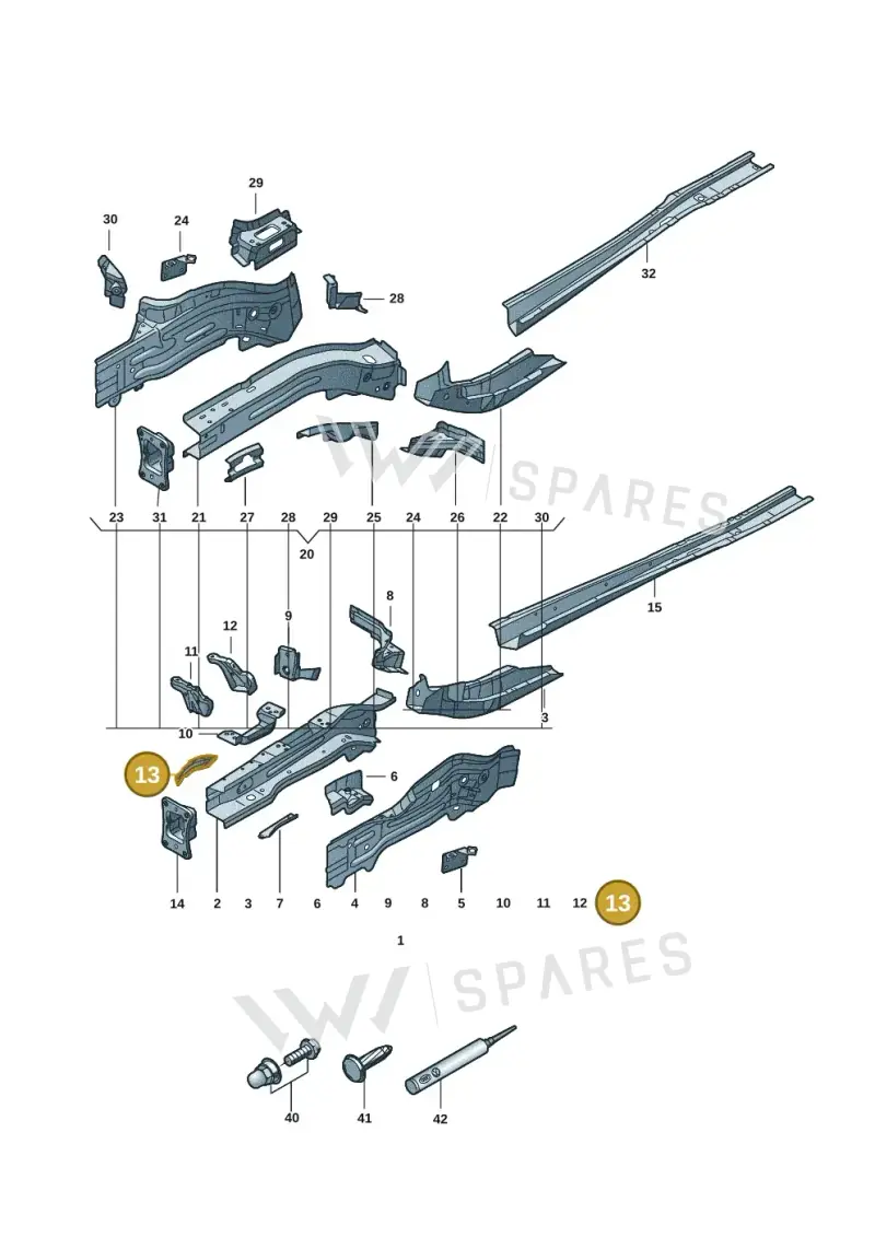 5QA805757 — Skoda Kodiaq (2024-) diagram 57h803000, position 13