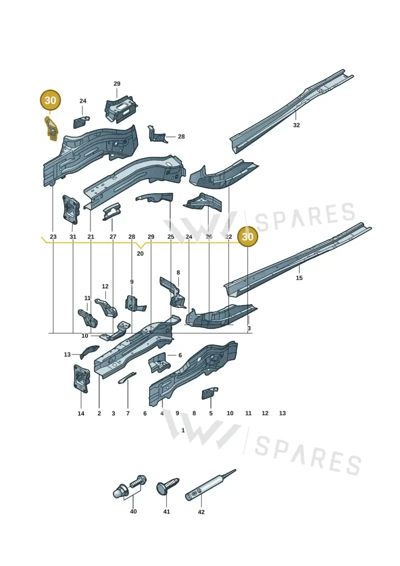 5QA805758 — Skoda Kodiaq (2024-) diagram 57h803000, position 30