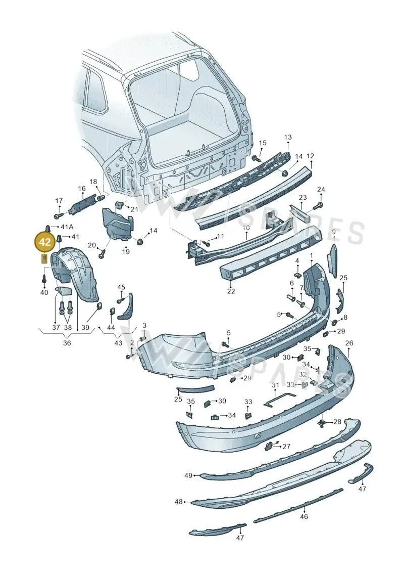5QA810988 — Skoda Kodiaq (2018-2022) diagram 804807060, position 42