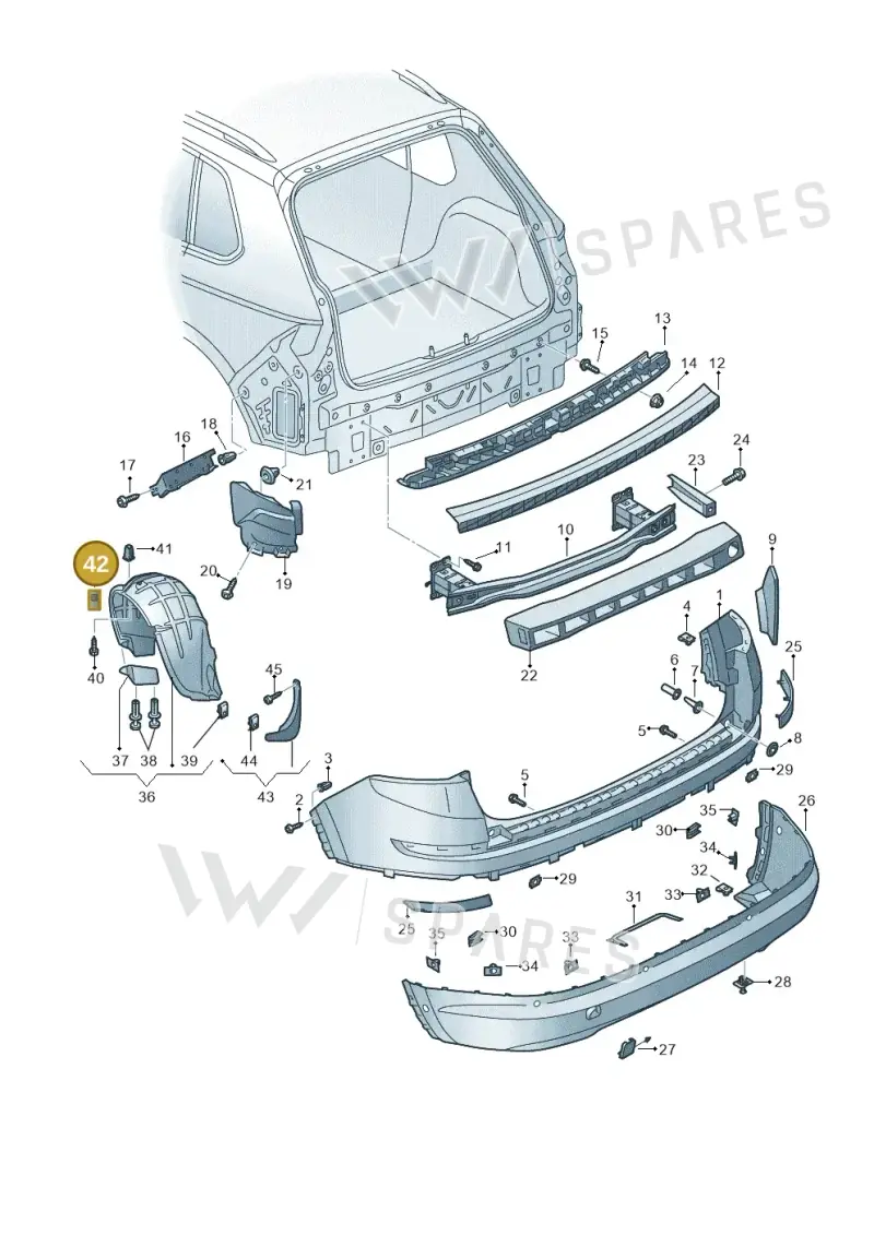 5QA810988 — Skoda Kodiaq (2018-2022) diagram 804807500, position 42
