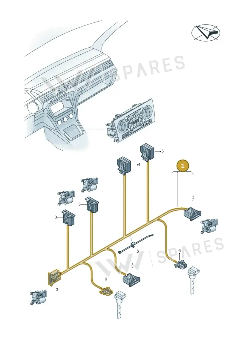 5QC971566 — Skoda Octavia (2019-2024) diagram 793972620, position 1