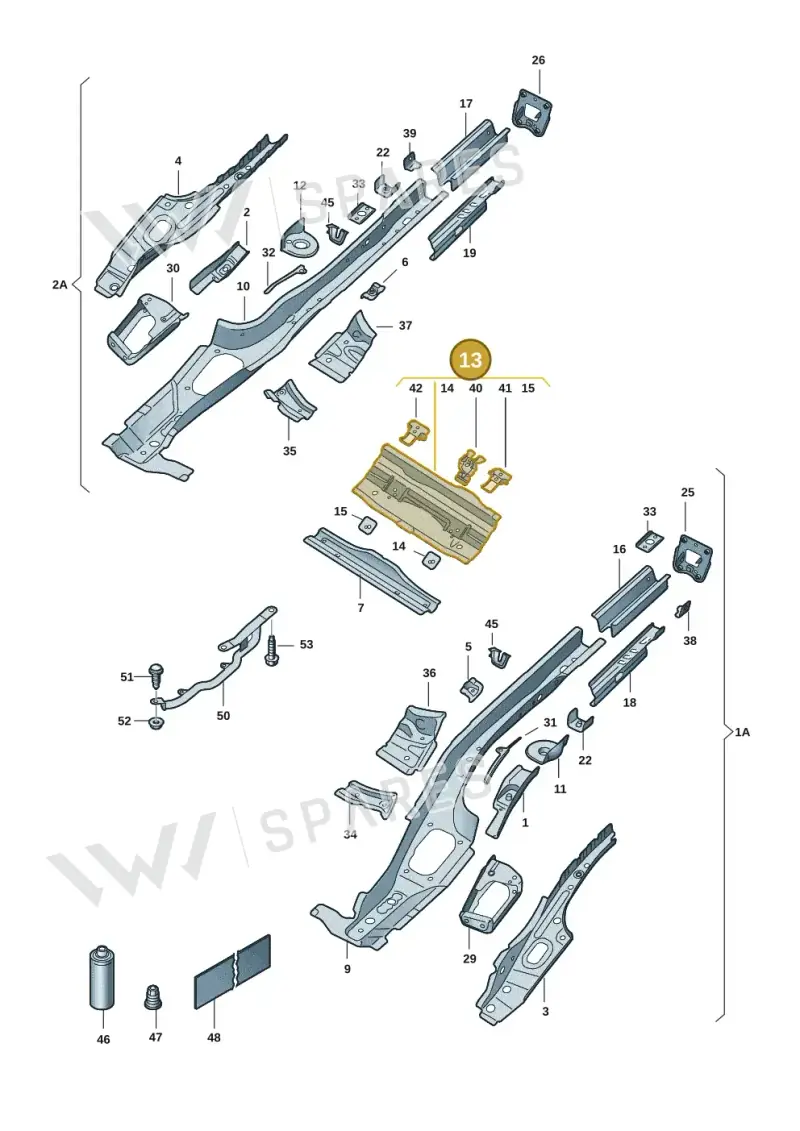 5QE803531E — Skoda Octavia (2019-2024) diagram 585803015, position 13