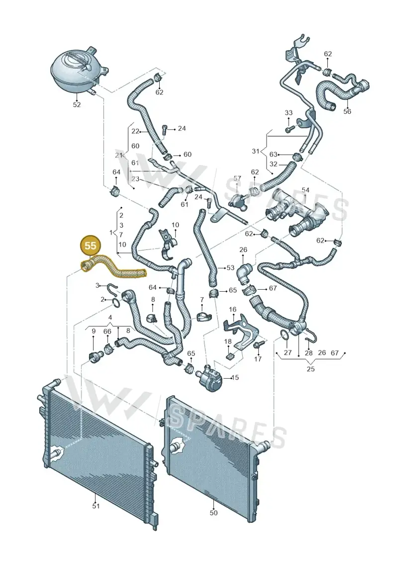 5QF122101C — Skoda Kodiaq (2024-) diagram 884121790, position 55