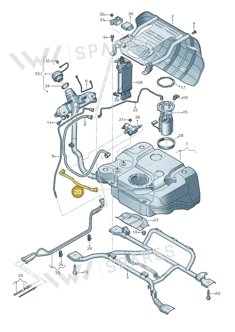 5QF201160N — Skoda Kodiaq (2024-) diagram 884201050, position 20