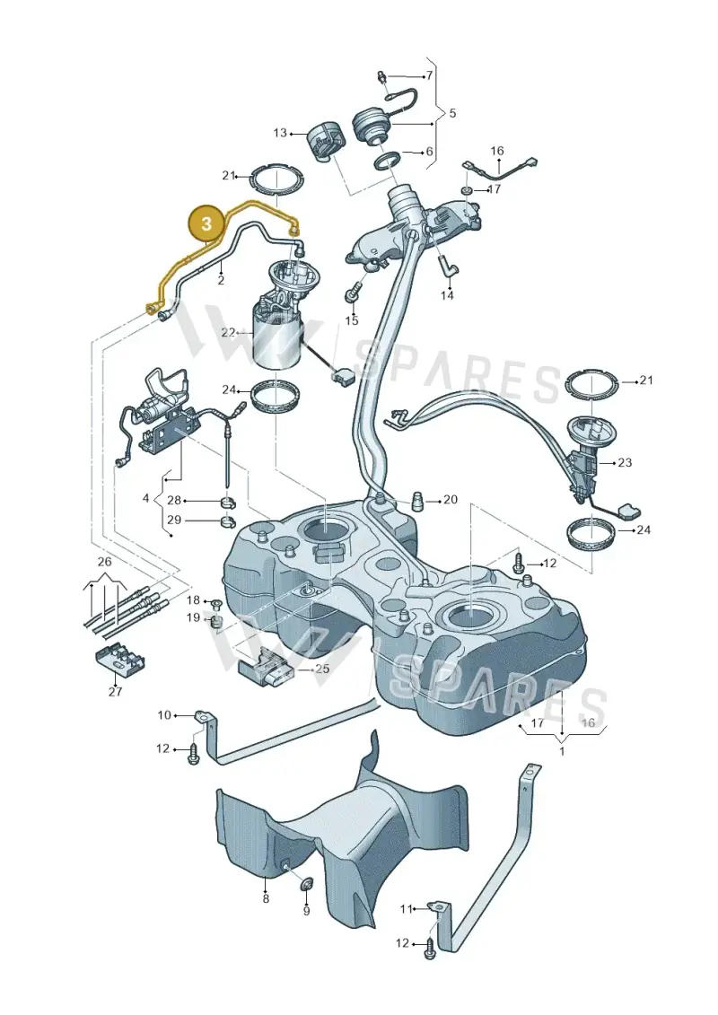 5QF201293D — Skoda Kodiaq (2018-2022) diagram 884201650, position 3