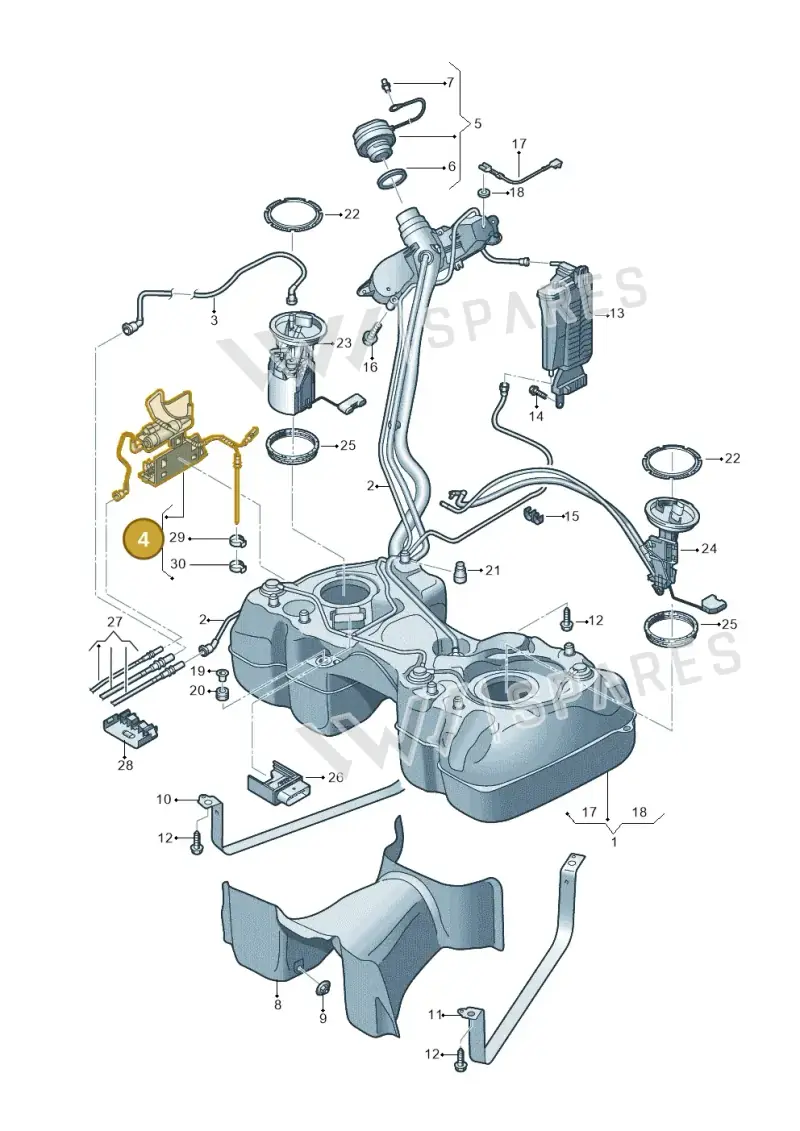 5QF201607 — Skoda Kodiaq (2024-) diagram 884201047, position 4