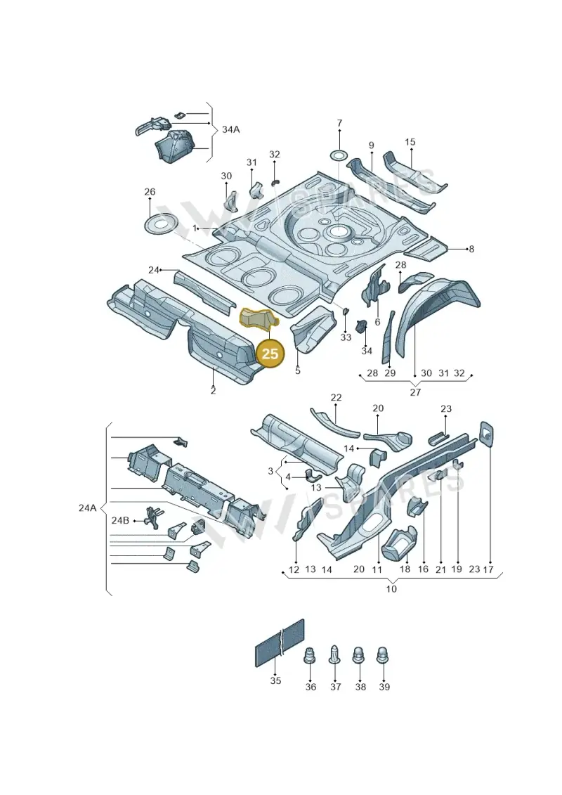 5QF802136A — Skoda Kodiaq (2017-2022) diagram 644803200, position 25