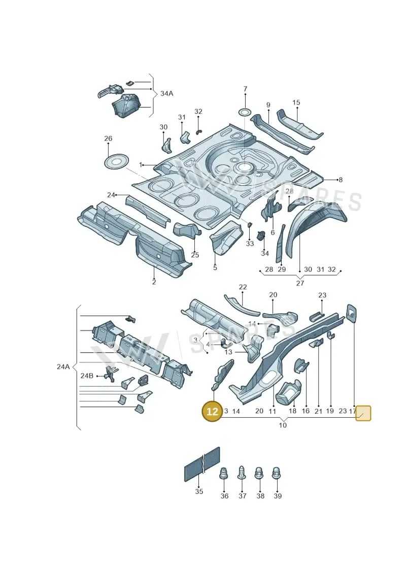 5QF802558 — Skoda Kodiaq (2017-2022) diagram 644803200, position 12