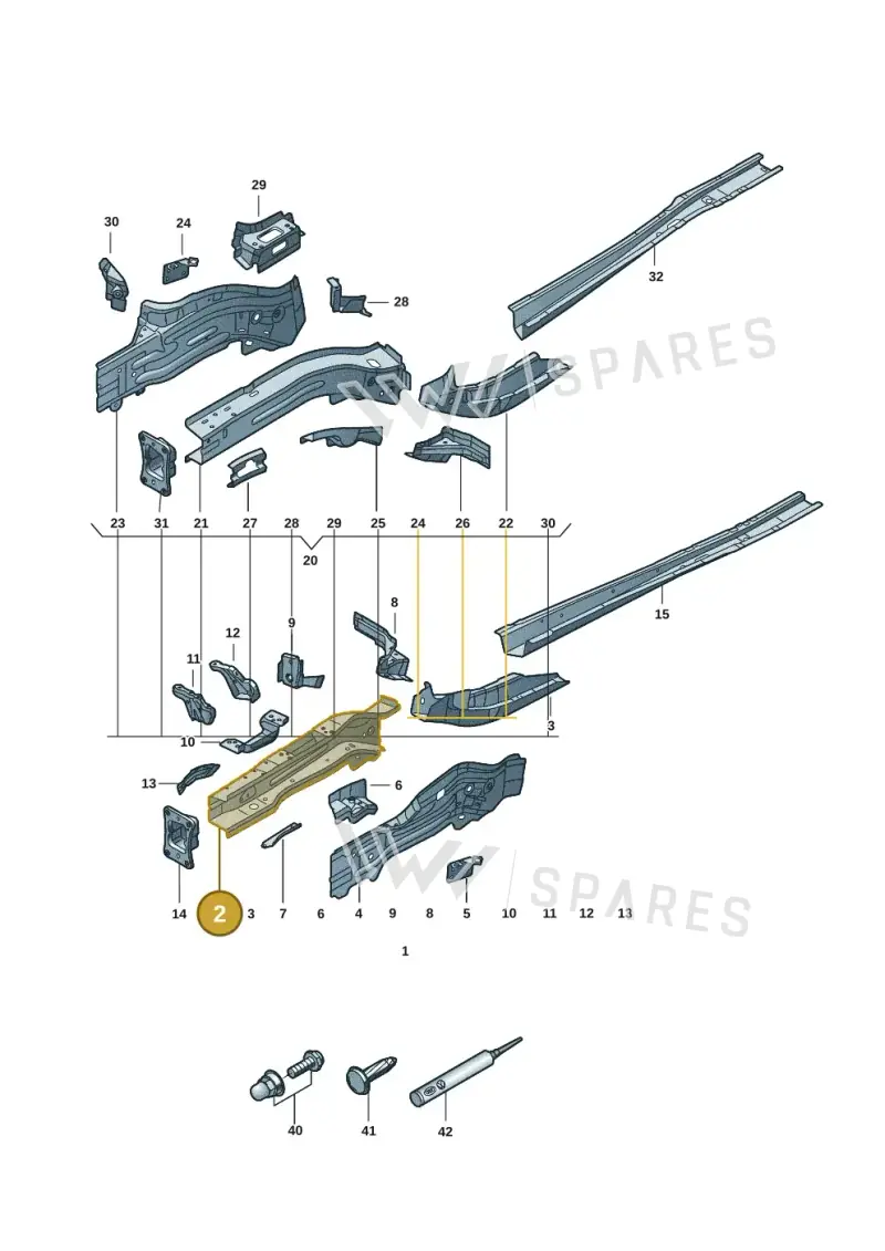 5QF803105 — Skoda Kodiaq (2024-) diagram 57h803000, position 2