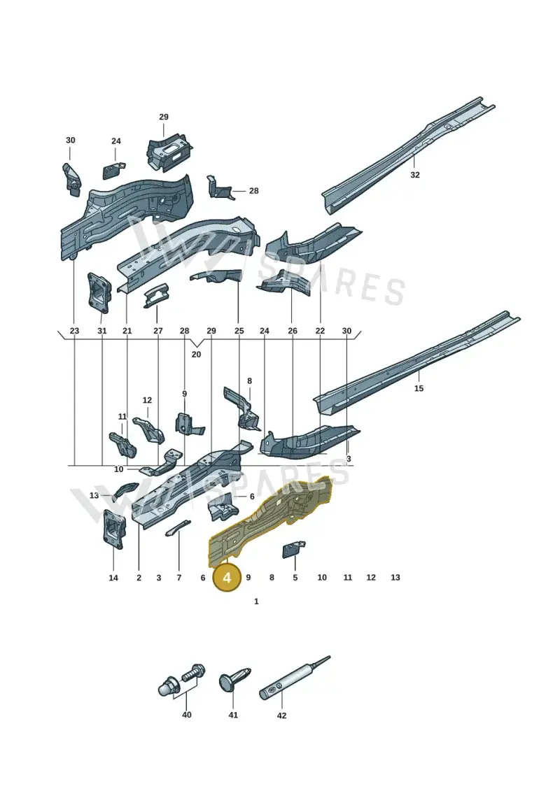 5QF803107 — Skoda Kodiaq (2024-) diagram 57h803000, position 4