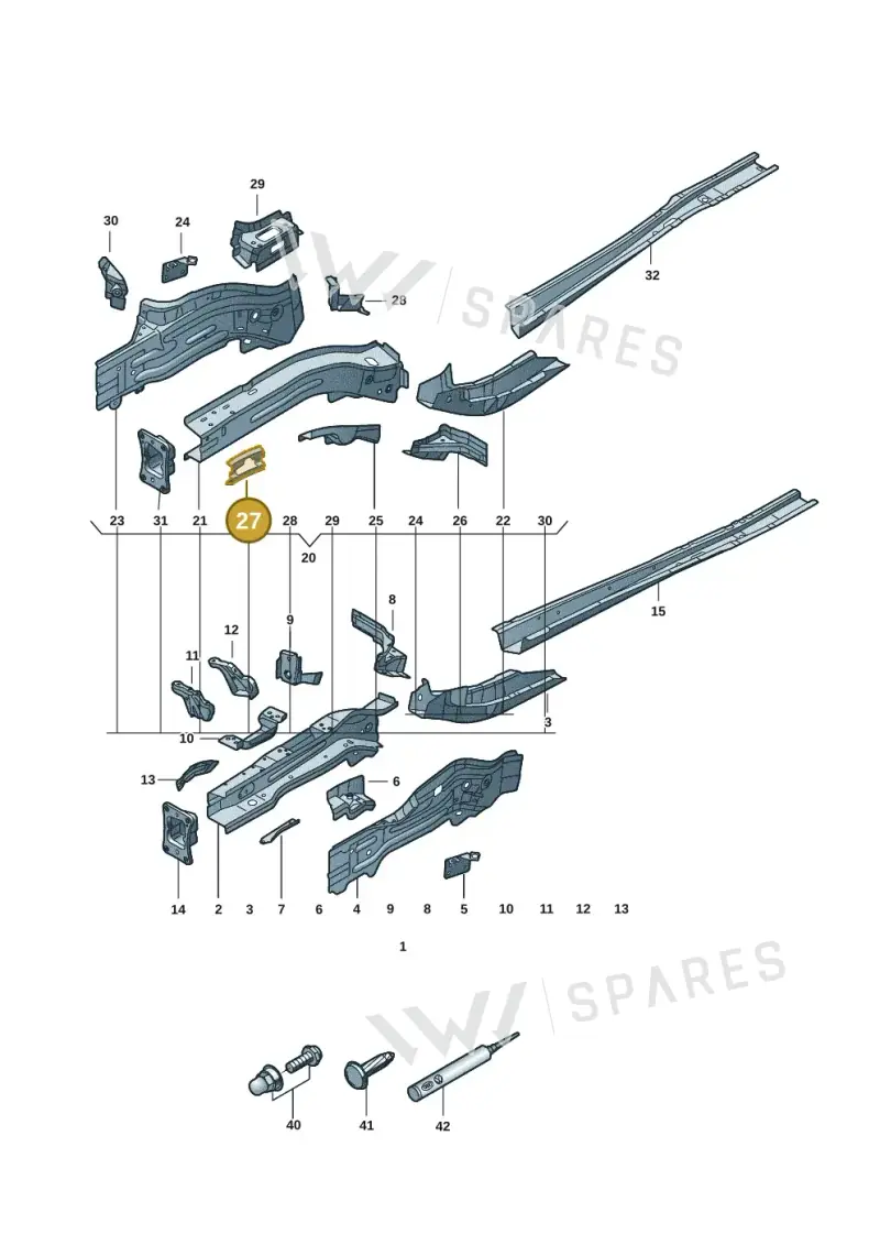 5QF803230 — Skoda Kodiaq (2024-) diagram 57h803000, position 27