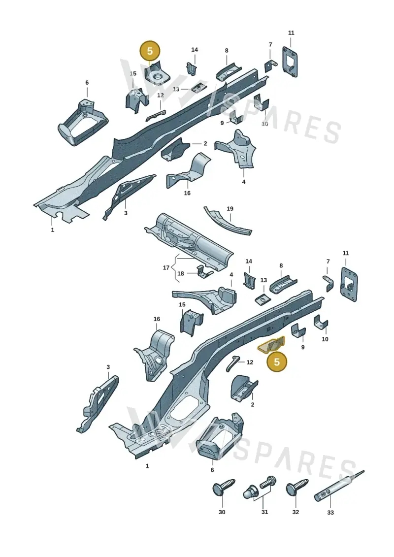 5QF803457 — Skoda Kodiaq (2024-) diagram 57h803300, position 5