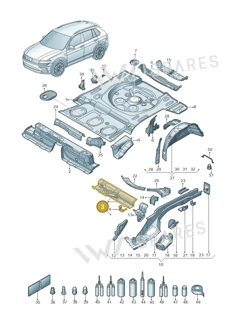 5QF803531 — Skoda Kodiaq (2018-2022) diagram 434803010, position 3