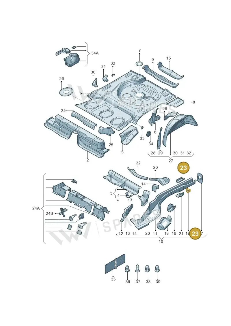 5QF803697 — Skoda Kodiaq (2017-2022) diagram 644803200, position 23