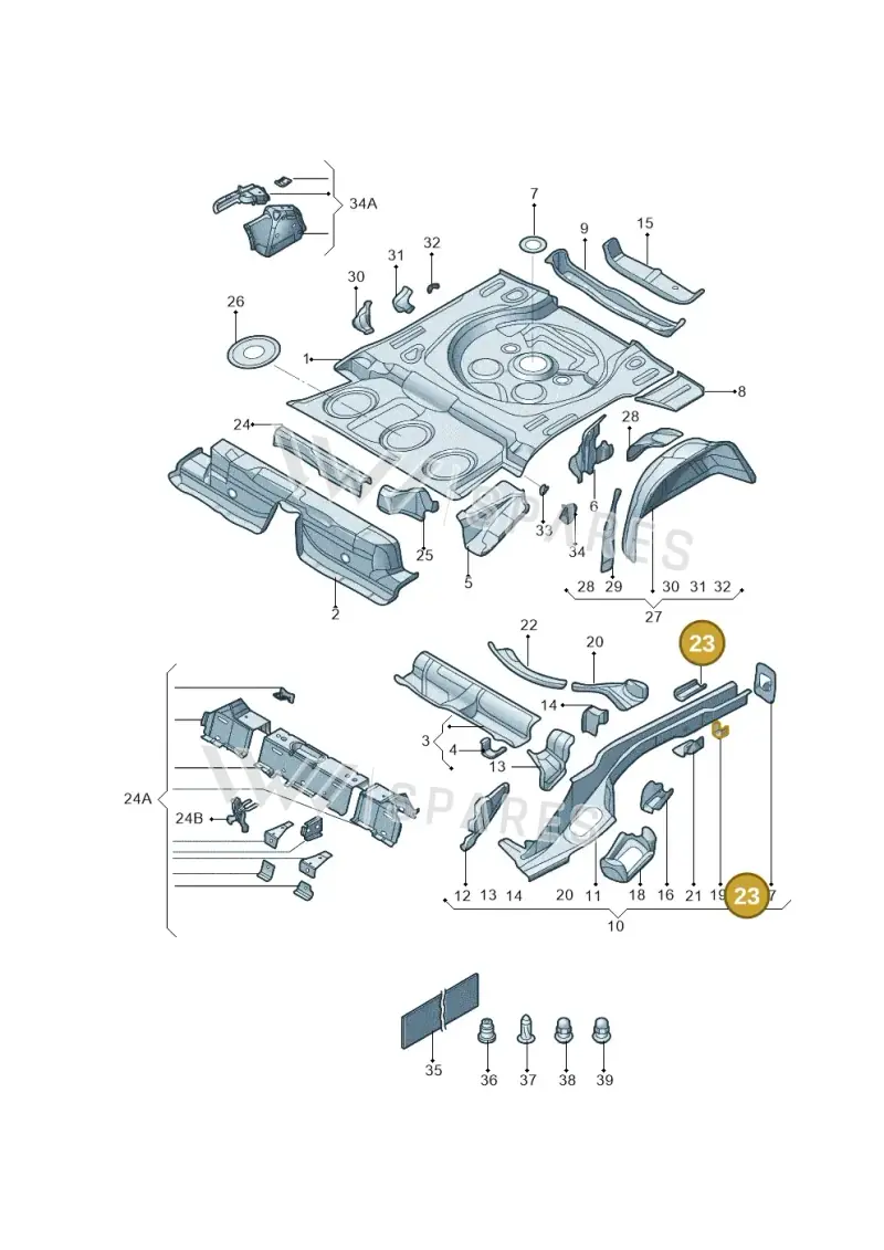 5QF803698 — Skoda Kodiaq (2017-2022) diagram 644803200, position 23