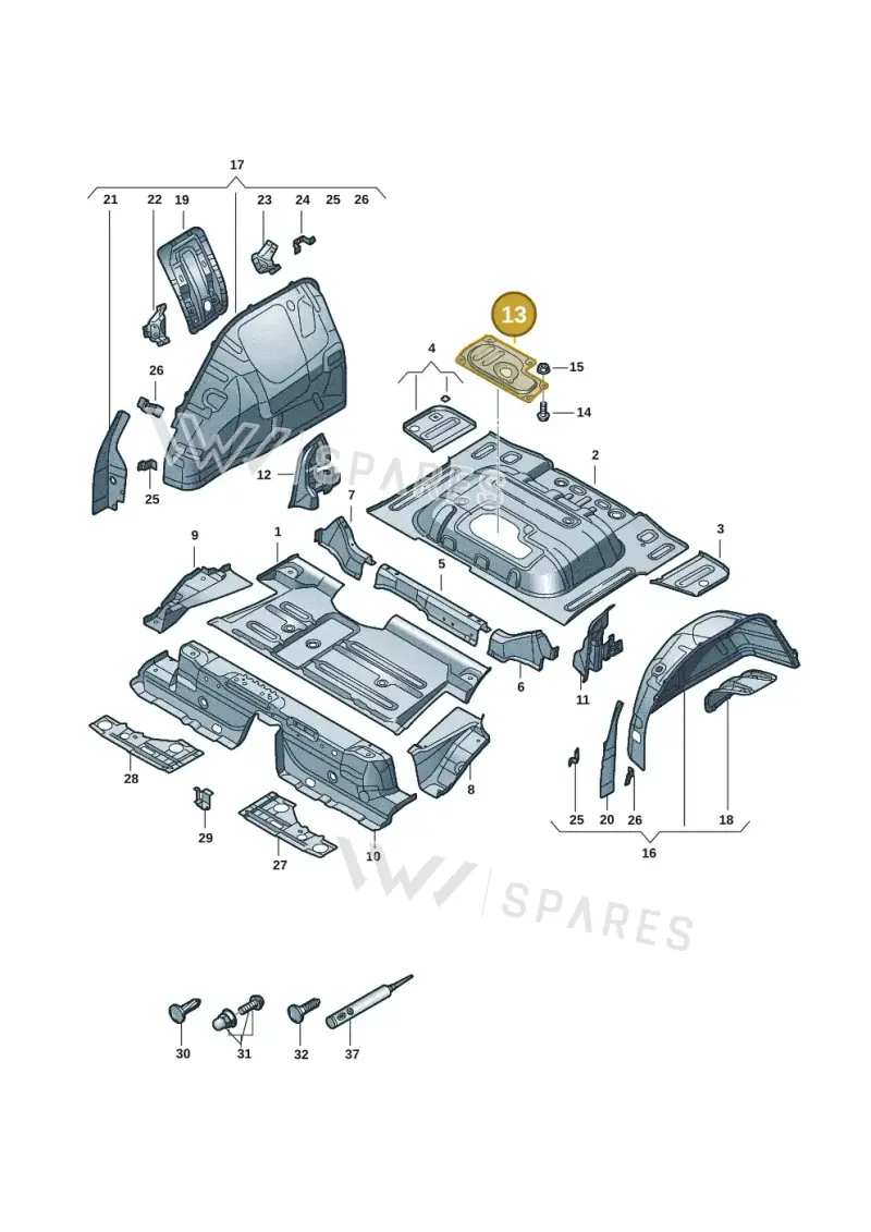 5QF803961 — Skoda Kodiaq (2024-) diagram 57x803351, position 13