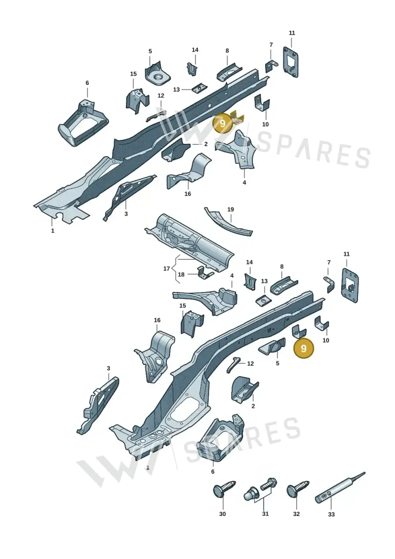 5QF804025 — Skoda Kodiaq (2024-) diagram 57h803300, position 9