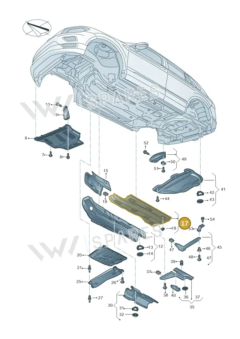 5QF825201C — Skoda Kodiaq (2018-2022) diagram 434825001, position 17