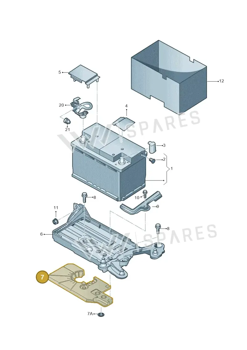 5QF915325B — Skoda Kodiaq (2018-2022) diagram 804915000, position 7