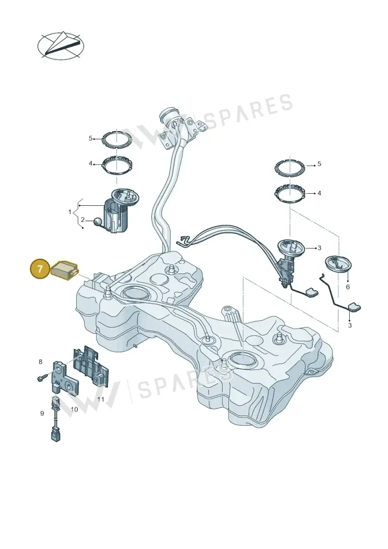 5QJ906093A — Skoda Kodiaq (2018-2022) diagram 746919350, position 7