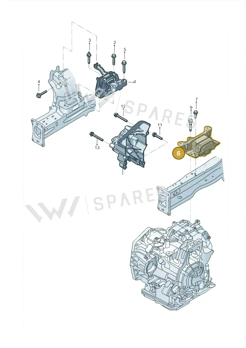 5QM199555 — Skoda Karoq (2017-2022) diagram 431199750, position 6