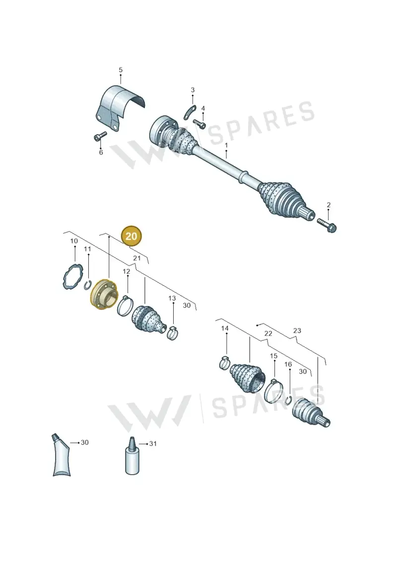 5QM498103 — Skoda Karoq (2017-2022) diagram 793407200, position 20