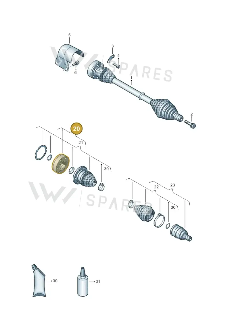 5QM498103 — Skoda Karoq (2017-2022) diagram 786407300, position 20
